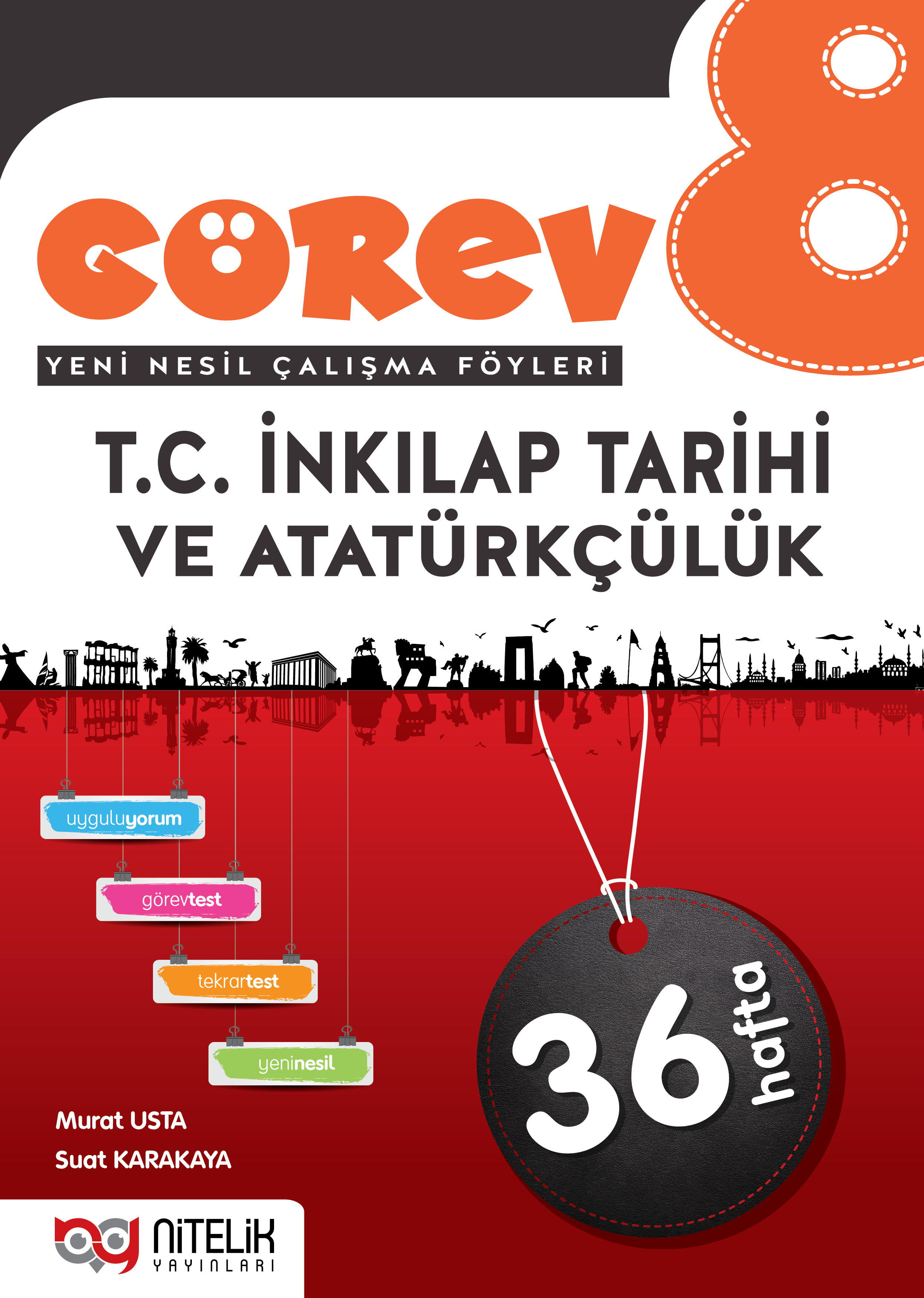 8.Sınıf Görev T.C İnkılap Tarihi ve Atatürkçülük Yeni Nesil Çalışma Föyleri kapak görseli